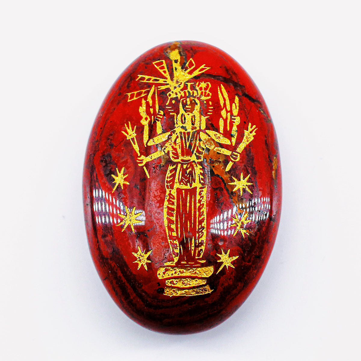 Hecate’s Divine Palm Stone( red jasper)  6cm/4.5cm