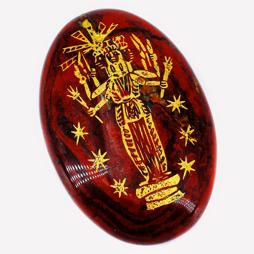 Hecate’s Divine Palm Stone( red jasper)  6cm/4.5cm