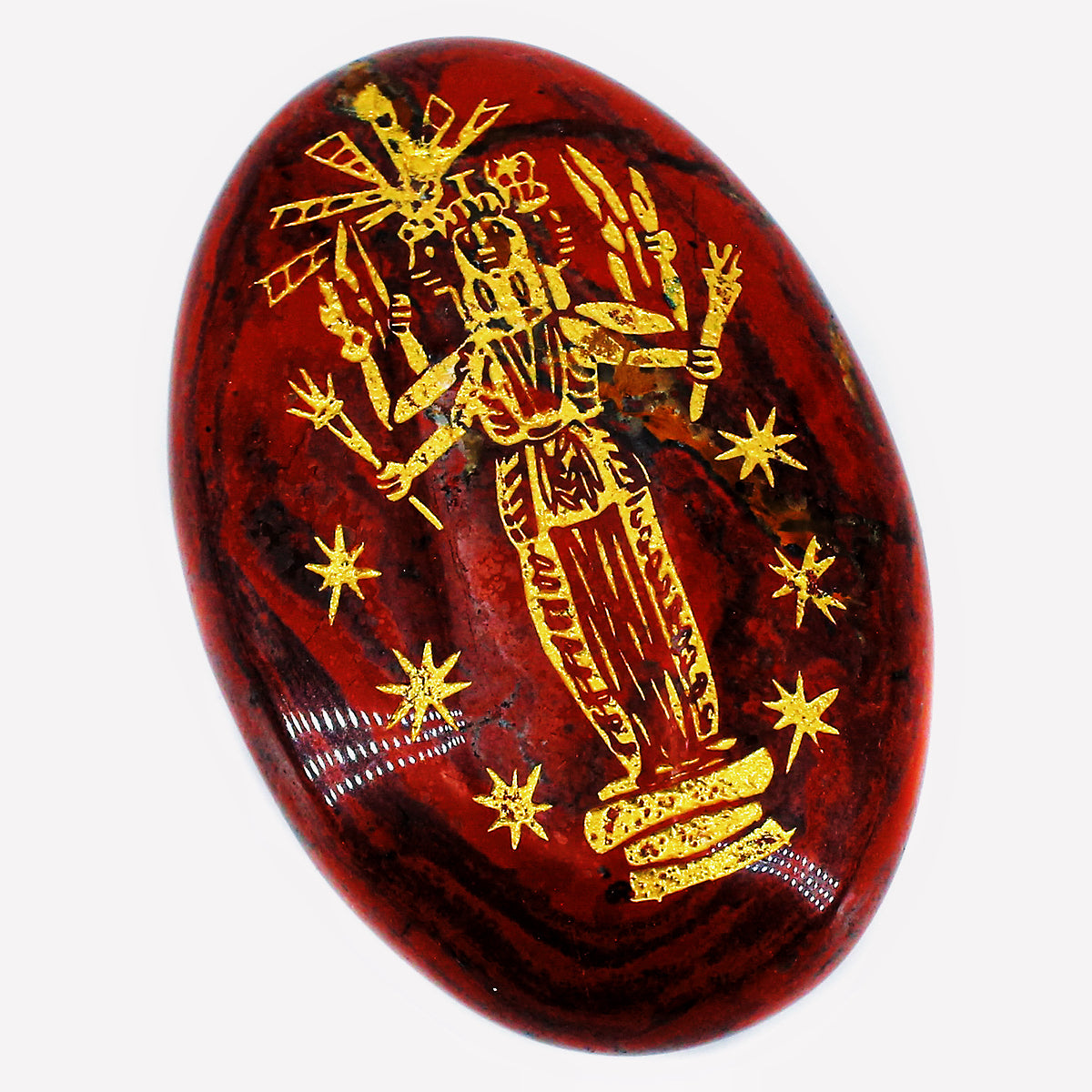 Hecate’s Divine Palm Stone( red jasper)  6cm/4.5cm
