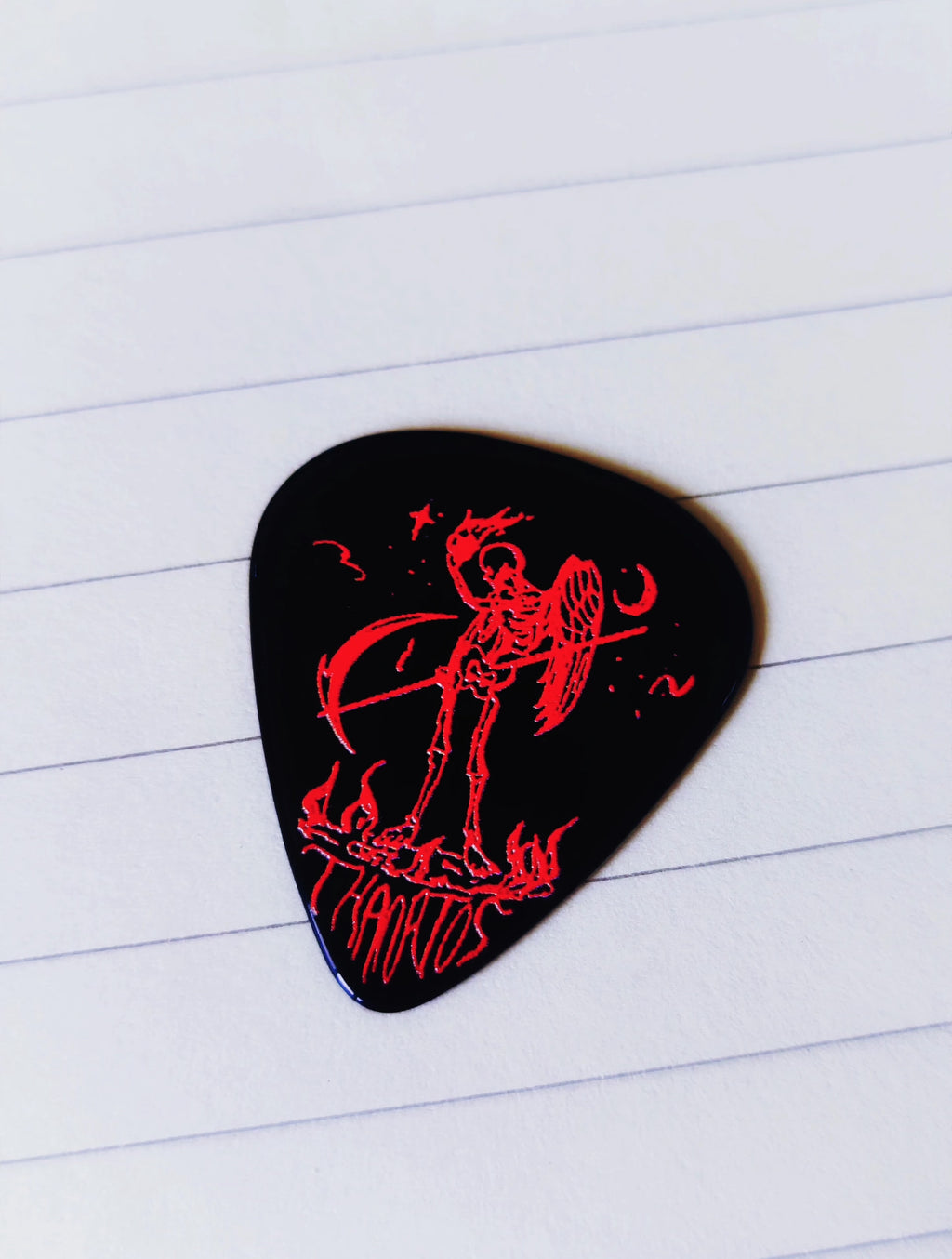 Hypnos （Obverse）& Thanatos（Reverse） Guitar Picks 【3x2.5cm】