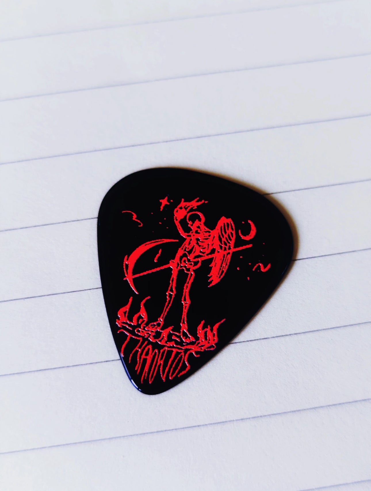 Hypnos （Obverse）& Thanatos（Reverse） Guitar Picks 【3x2.5cm】