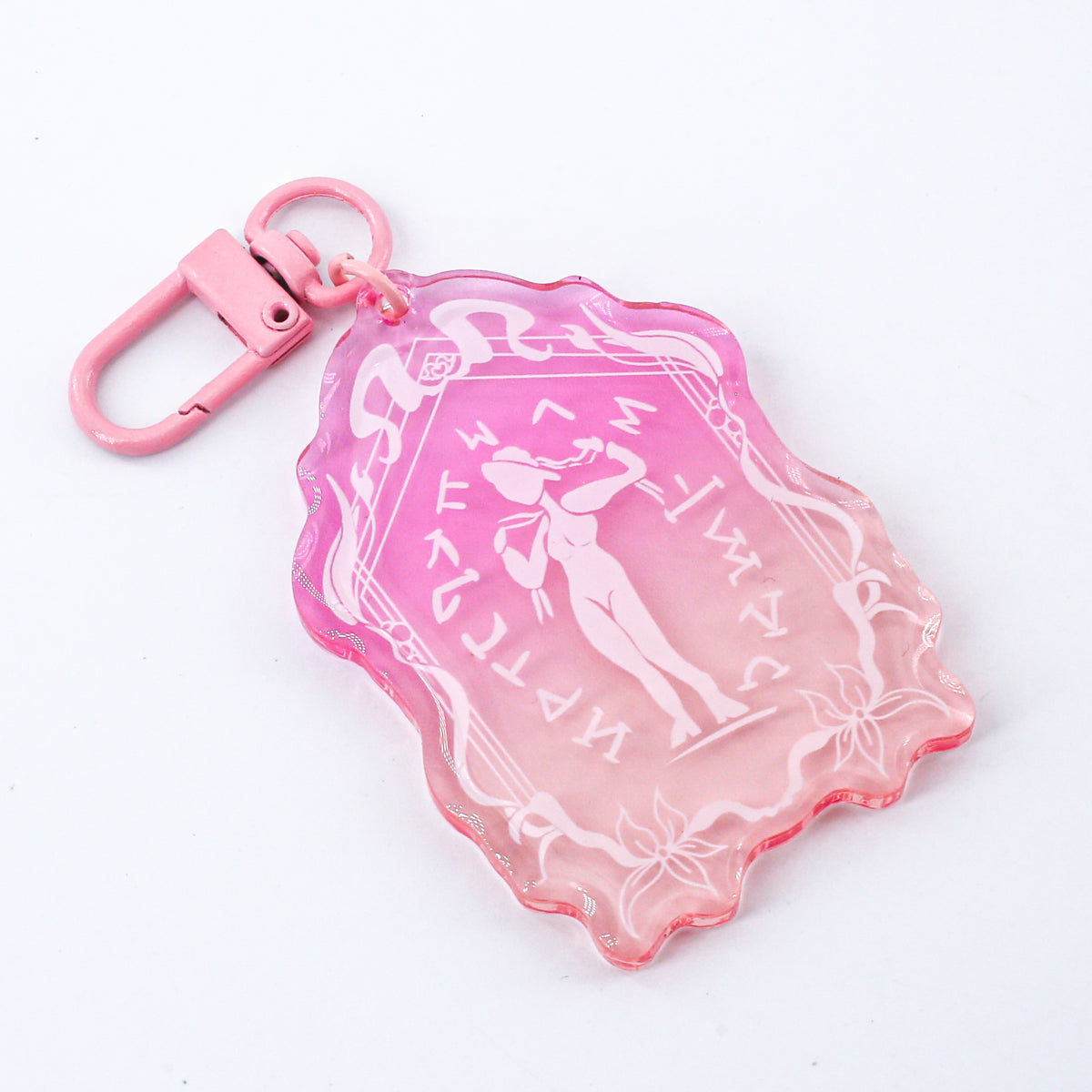 Aphrodite Resin Stained Glass Acrylic Keychain Charm