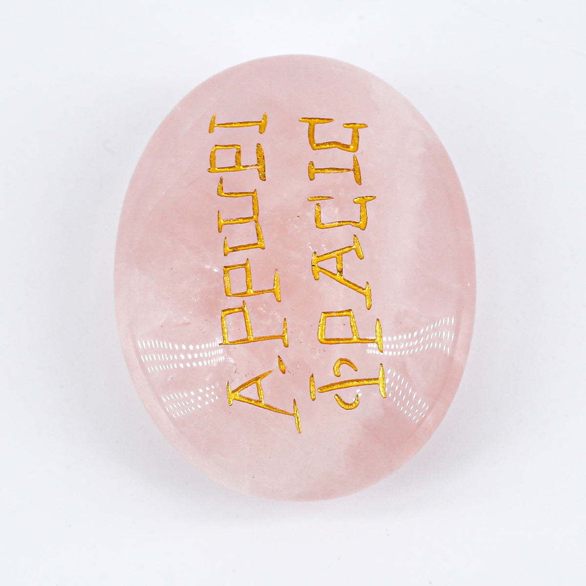 Aphrodite Palm Stone （Rose Quartz） 4.5cm