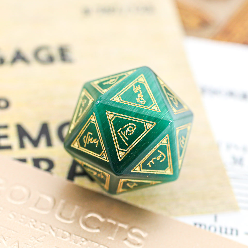 Twenty-Sided Die of Egyptian Deity Names