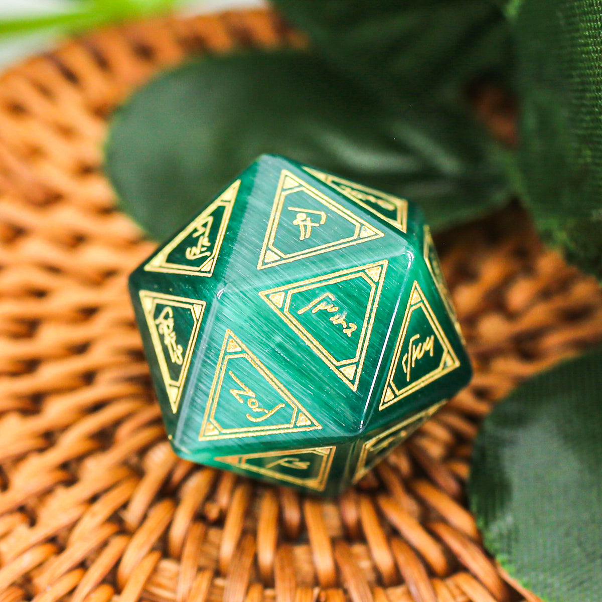 Twenty-Sided Die of Egyptian Deity Names