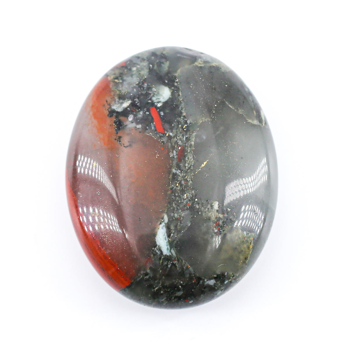 Helios, Zodiac Cycle Palm Stone（African Bloodstone） 6cm/4.5cm