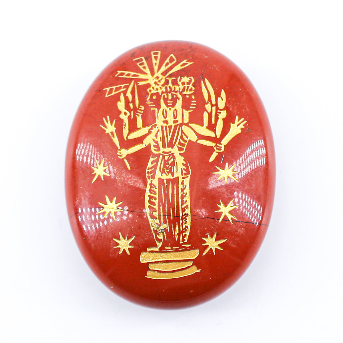 Hecate’s Divine Palm Stone( red jasper)  6cm/4.5cm