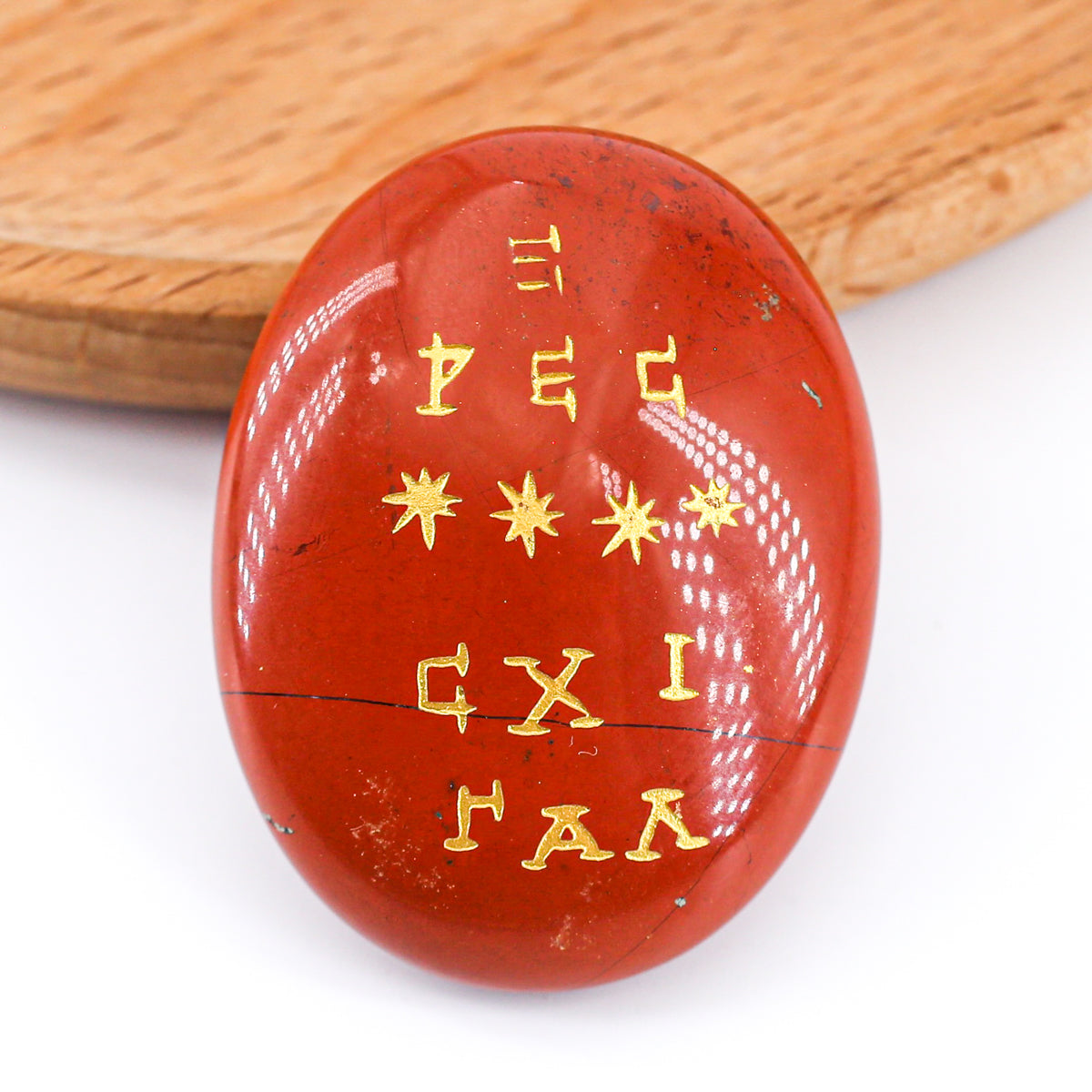 Hecate’s Divine Palm Stone( red jasper)  6cm/4.5cm
